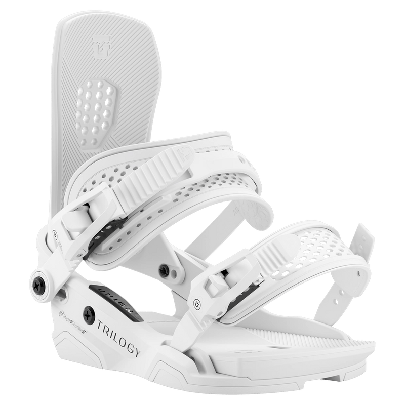 Union Trilogy Snowboard Bindings Strap View White
