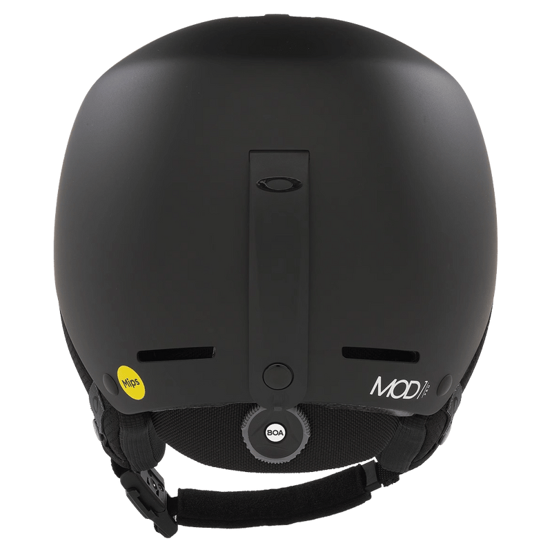 Rear view of the Oakley MOD1 PRO Blackout Helmet,  26/27 Kids's model