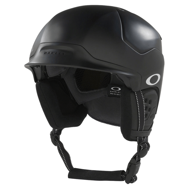 Front side view of the Oakley Mod 5 MIPS Helmet in Matte Black