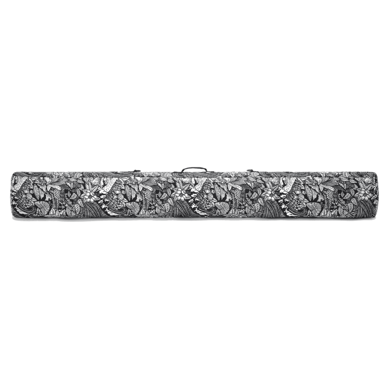 Back view of the Dakine Ski Sleeve Bag in KINGDOM BLACK colourway, unisex's model
