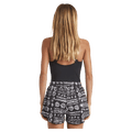 Back view of a girl wearing the Lost On You Swim Volley - Kids from Billabong in Black.