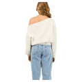 Off Shoulder Knit Jumper - Womens