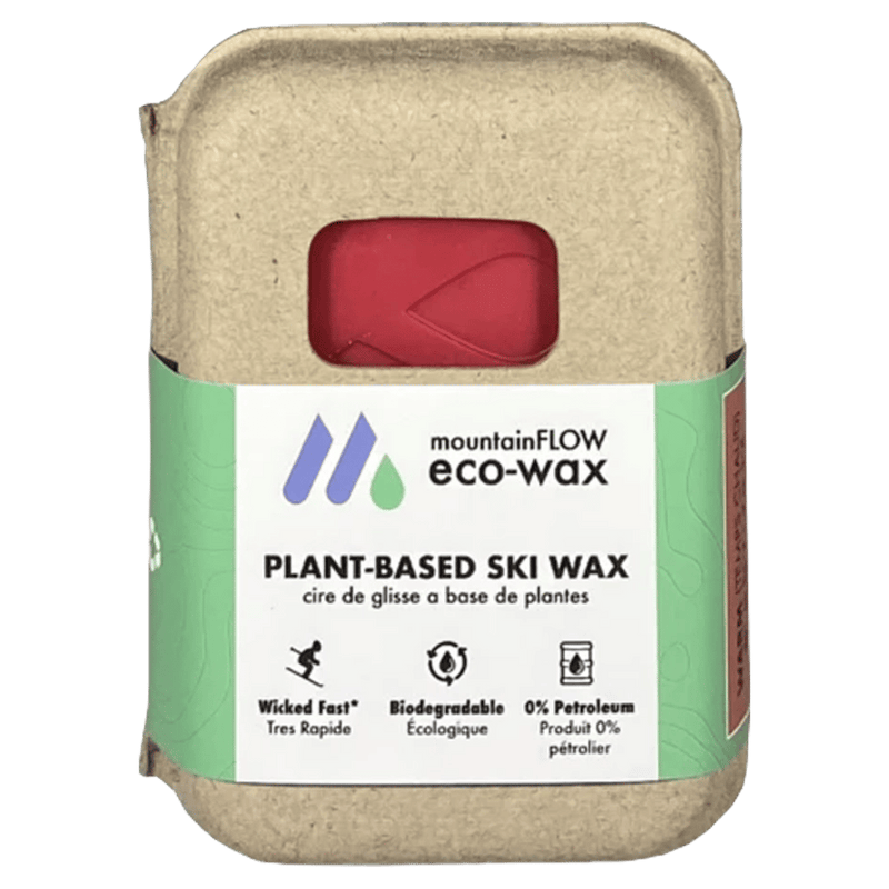 Image of a red block wax in recyclable carboard case