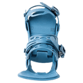 Top view of the Burton Cartel Bindings in Bluestone colourway, mens/unisex's model