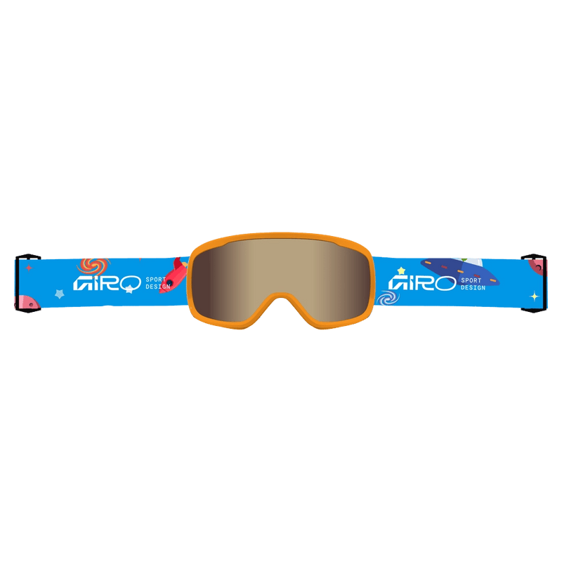 Strap view of the Giro Chico 2.0 Goggles in Rocket Blue, AR40 lens, kids model