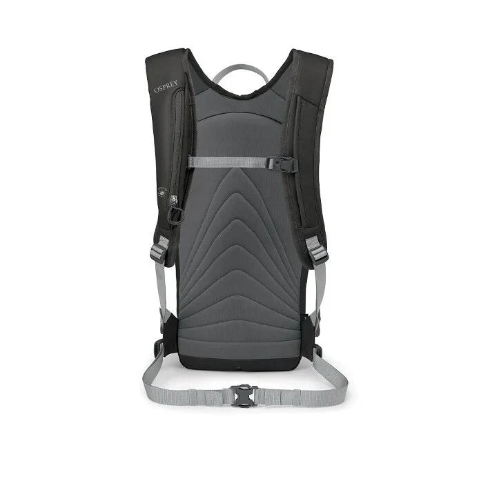 Back view of the OSPREY Glade 12 Black Bags,  26/27 Unisex's model