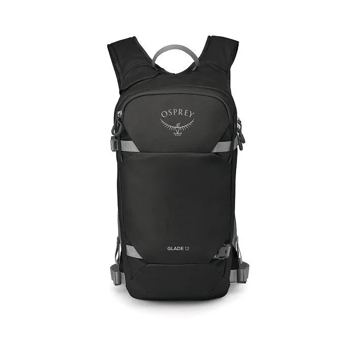 view of the OSPREY Glade 12 Black Bags,  26/27 Unisex's model