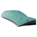 Camber view of the Burton Hometown Hero Earth Snowboard,  26/27 unisex's model