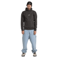 Front view of man wearing the Billabong Shoreline Pullover Jumper in Charcoal