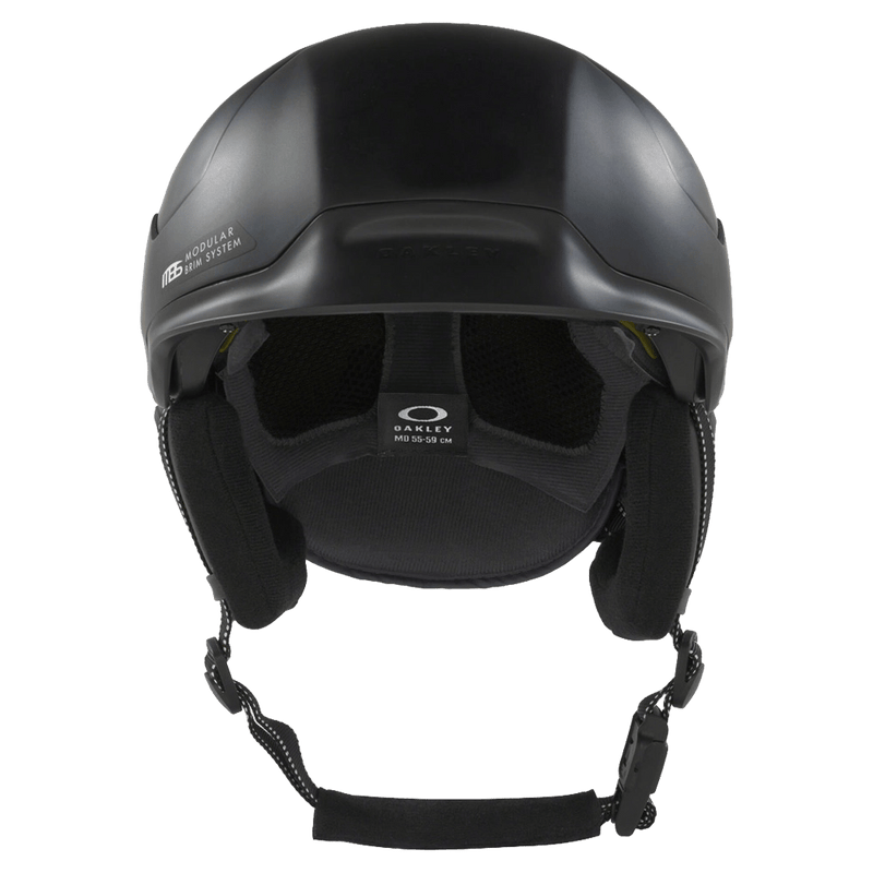 Front view of the Oakley Mod 5 MIPS Helmet in Matte Black
