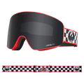 Main view of the Dragon PXV LB Goggle in Dennis Ranalter Sig colourway, unisex's model
