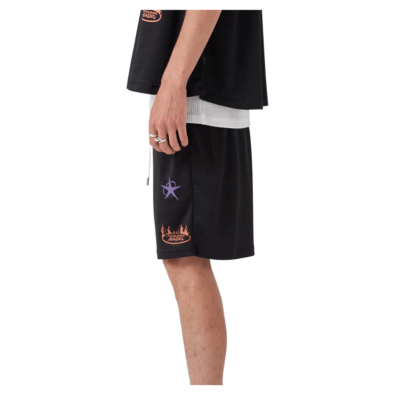View of Barney Cools NWO Shorts in colour Black.