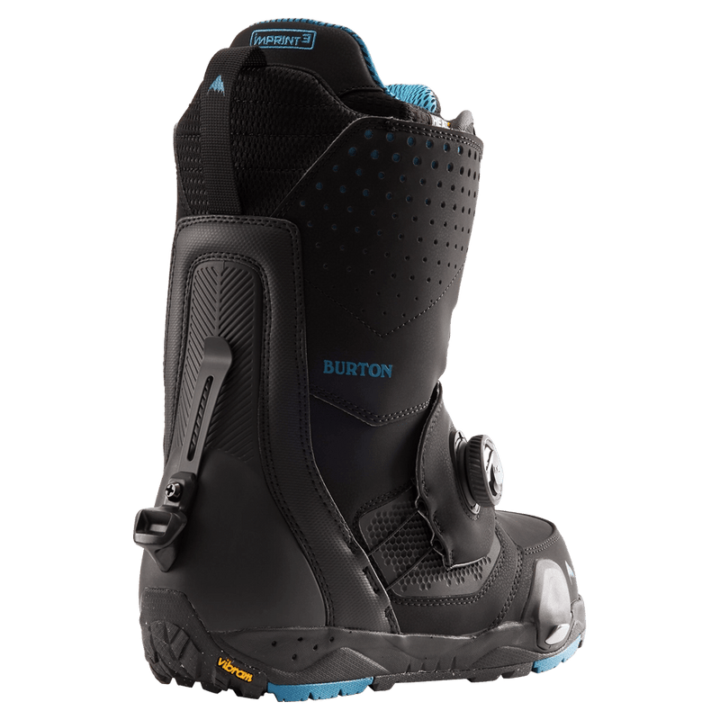 Burton Photon Step On Snowboard Boots Black back view