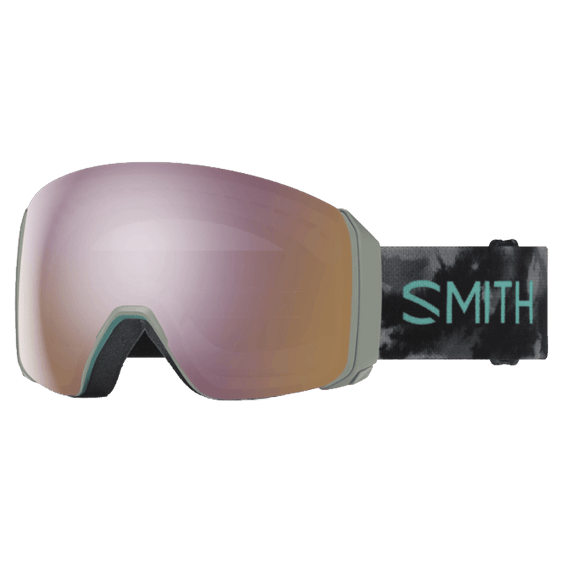 Main view of the Smith 4D MAG XL Goggles in Mind Expanders, Everyday Rose Gold Mirror lens, unisex model