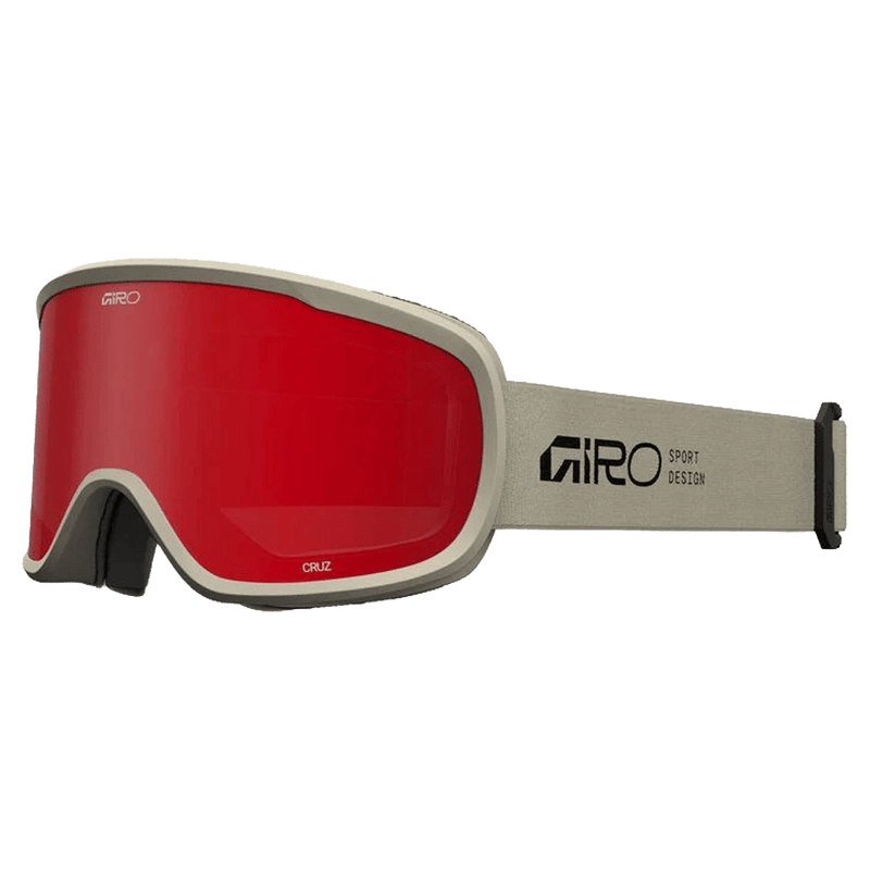 Main view of the Giro Cruz Goggles in Stacked Stone, Amber Scarlett lens, unisex model