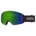 Main view of the Smith 4D Mag S Goggles in Black, Sun Green Mirror lens, unisex model