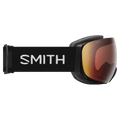 Side view of the Smith IO Mag S Goggles in Black, ChromaPop Pro Photochromic Red Mirror lens, unisex model
