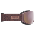 Side view of the Smith IO Mag S Goggles in Dusk Crackle, ChromaPop Everyday Rose Gold Mirror lens, unisex model