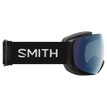 Side view of the Smith IO Mag S Goggles in Black, ChromaPop Everyday Blue Mirror lens, unisex model