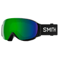 Main view of the Smith IO Mag S Goggles in Black, ChromaPop Everyday Green Mirror lens, unisex model