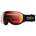 Main view of the Smith IO Mag S Goggles in Black, ChromaPop Pro Photochromic Red Mirror lens, unisex model