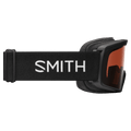 Side view of the Smith Rascal Goggles in Black, RC36 lens, kids model