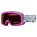 Main view of the Smith Rascal Goggles in Vivid Pink Hearts, RC36 lens, kids model