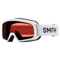 Main view of the Smith Rascal Goggles in White, RC36 lens, kids model
