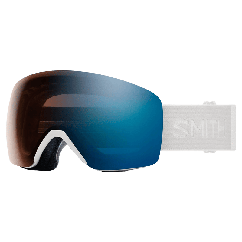 Main view of the Smith Skyline Goggle, white