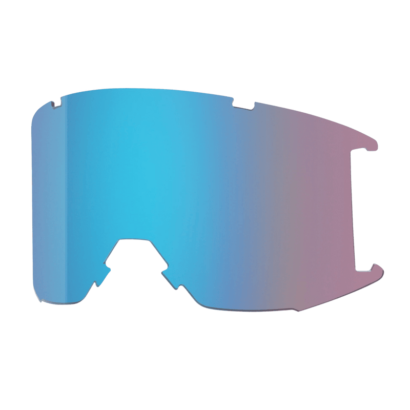 Main view of the Smith Squad Replacement Lens, ChromaPop Storm Blue Sensor Mirror
