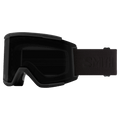 Main view of the Smith Squad XL Goggles in Blackout, ChromaPop Sun Black lens, unisex model