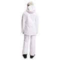 Back view of a women in the Rojo Super Nova Ski Jacket - Womens in Festive Bloom