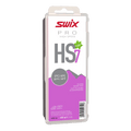 Front view of the packages Swix High Speed 7 Non Fluoro Glide Wax in 180g