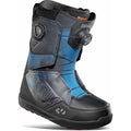 Thirtytwo Lashed Double BOA Snowboard Boots in black and mottled blue with dual BOA dials and side branding.