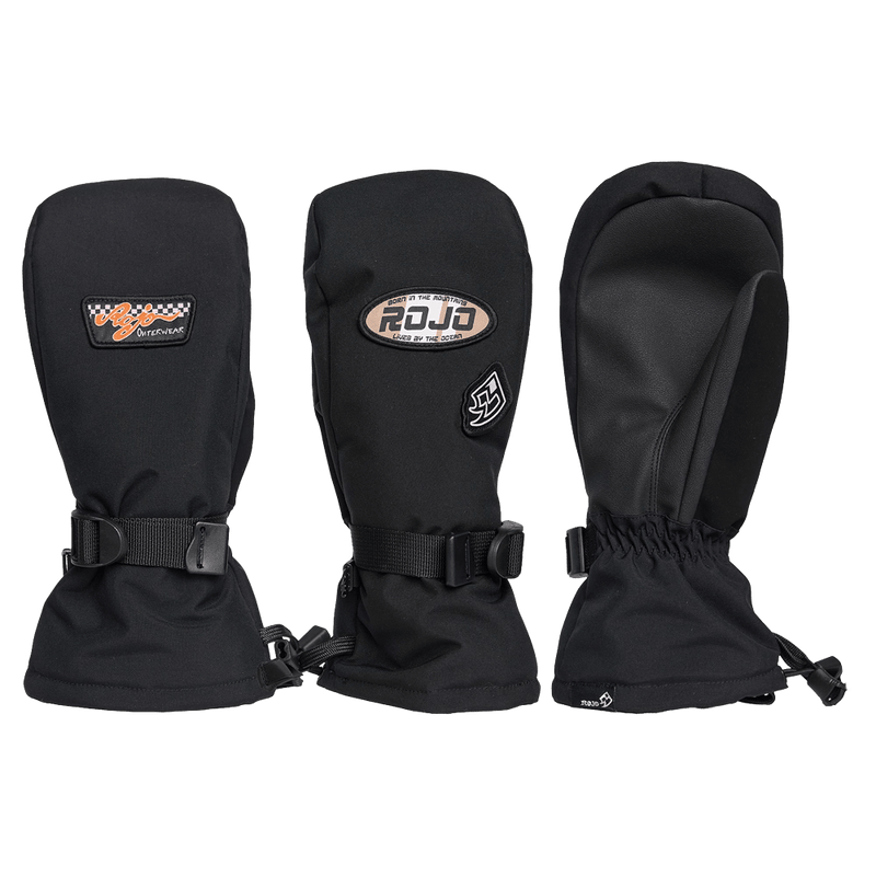 Front view of Rojo Trip Mitt - Womens in True Black