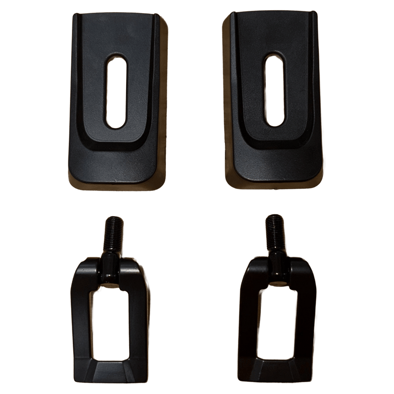 Black Union Classic Forward Lead Adjuster kit featuring two slotted plates and two lever bolt mechanisms.