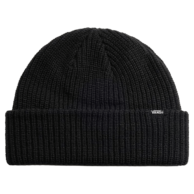 Front View of Vans Core Basic Cuff Beanie in colour Heather Black.
