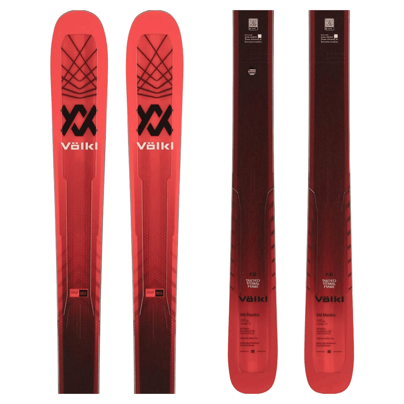 Tip & Tail view of Volkl 2024 M6 Mantra Ski