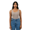 Washed Rib Lace Tank - Womens