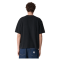 Back view of the X Large Vertical Gorilla Fit Tee in colour Black