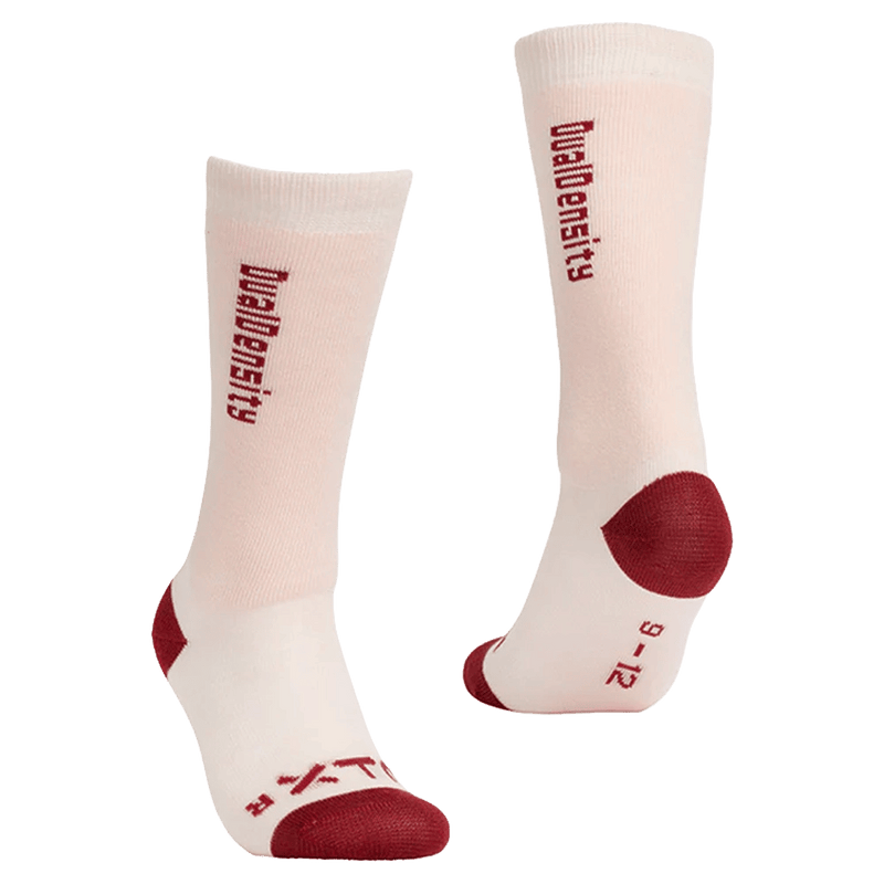 Main view of the XTM Dual Density Sock, kids model, soft pink.