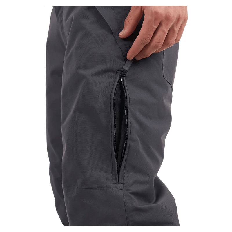 Side view of the XTM Glide II Ski Pants in Magnet colourway, men's model
