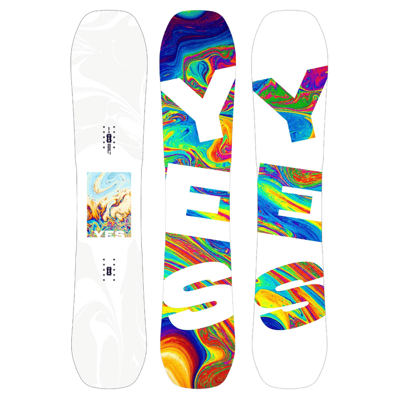 main view of the YES 2027 All In Directional Twin Snowboards,  26/27 's model