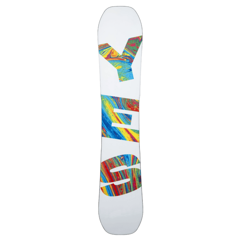 Bottom view of the YES 2027 All In Directional Twin Snowboards,  26/27 's model