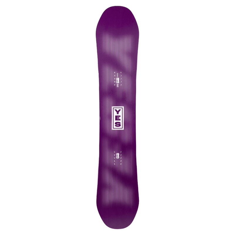 Top view of the YES 2027 Basic Womens TrueTwin Snowboards,  26/27 's model