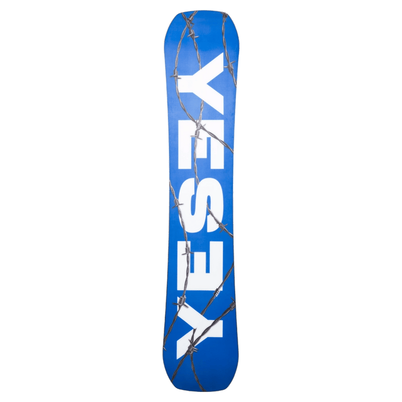 Bottom view of the YES 2027 Sender Pro TrueTwin Snowboards,  26/27 's model