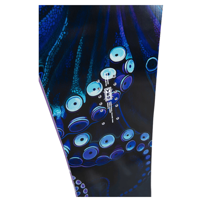 Close view of the YES 2027 Standard Pro Directional Twin Snowboards,  26/27 's model