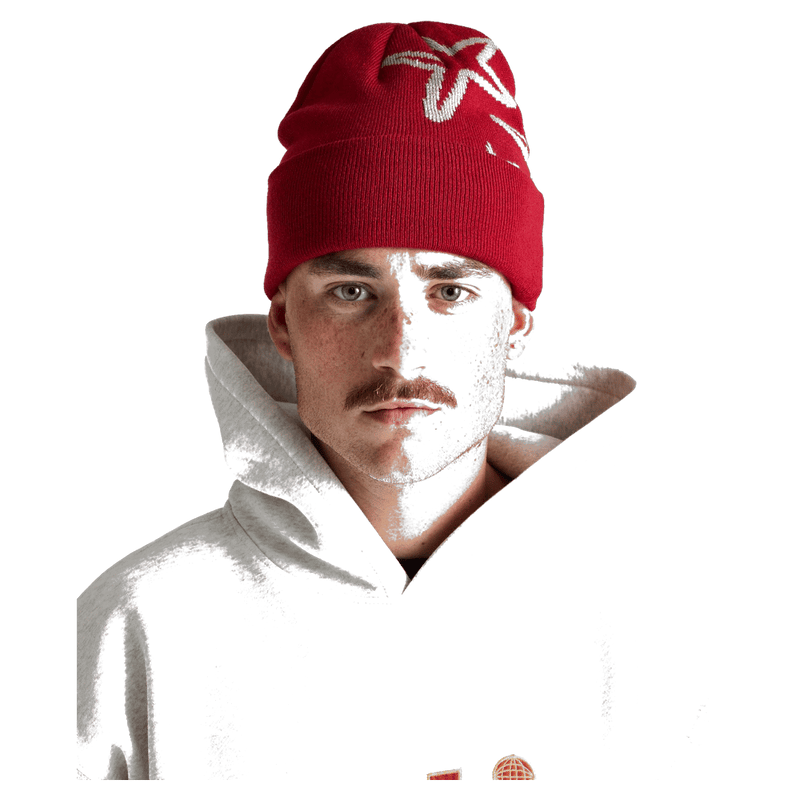 Main  view of the Yuki Threads Interstellar Beanie Red Snowboards,  26/27 's model