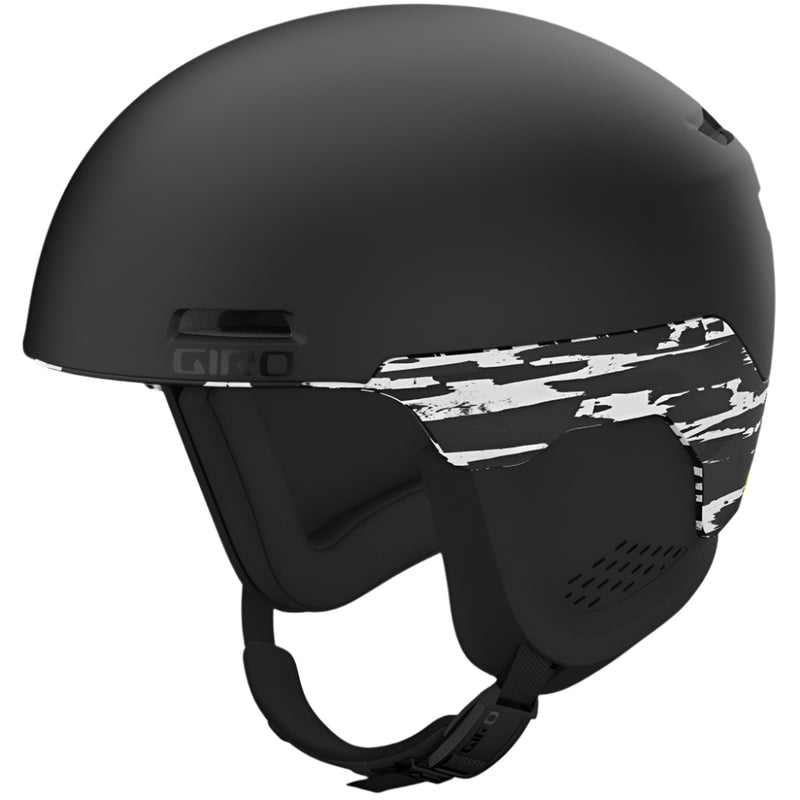 Giro Owen snow Helmet in Black Stained featuring Spherical Mips, active ventilaction, magnetic buckle and removable ear pads