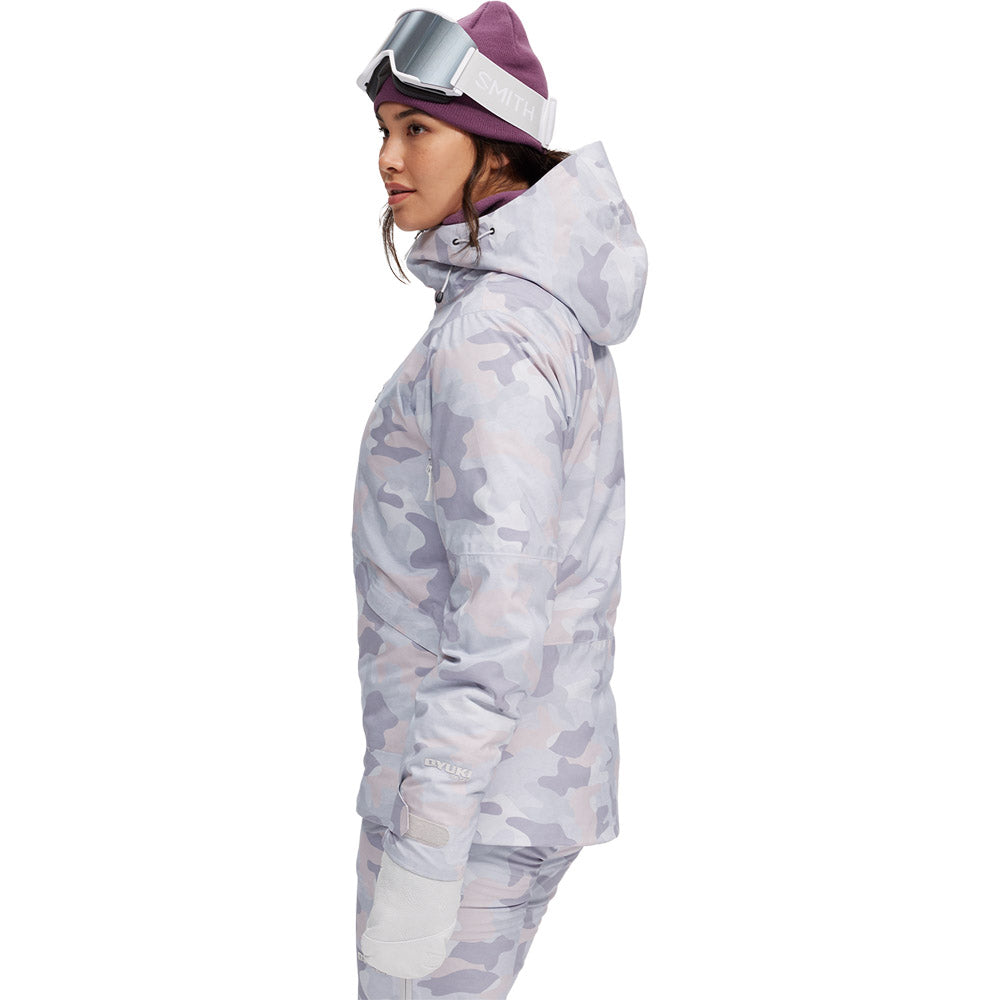 Camo womens ski jacket top